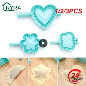 1/2/3PCS размер кухненски кнедли форми пластмасово тесто преса кнедли пай равиоли мухъл готвене сладкиши китайска храна Jiaozi Maker