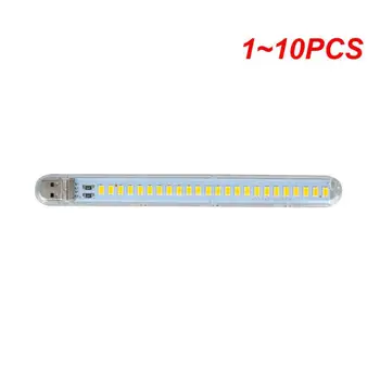 1 ~ 10PCS LED книга светлини мини преносими Led USB светлина ултра ярки R мобилни мощност зареждане USB нощна лампа вътрешно осветление нощ