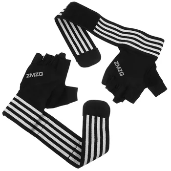 1 чифт фитнес ръкавици Ръкавици за вдигане на тежести Ръкавици за тренировка без хлъзгане Фитнес ръкавици на открито Спортни ръкавици