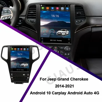 12.8 инчов 128GB 2din Android кола радио за Jeep GRAND CHEROKEE 2014-2017 кола стерео мултимедия Autoradio carplay Google стерео
