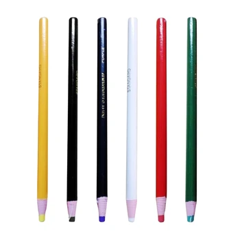 12Pcs отлепване Китай маркери грес моливи за механични восък молив маркиране за винил метал дърво хартия тъкани Y9RF