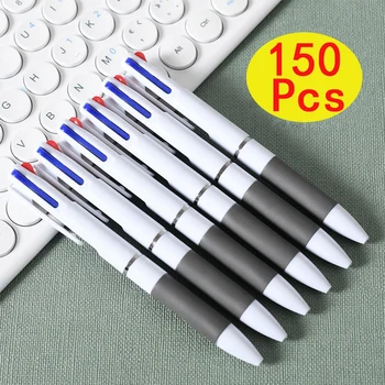 150Pcs многоцветни химикалки 0.7mm пластмасова химикалка 3 цвята химикалка многоцветни химикалки