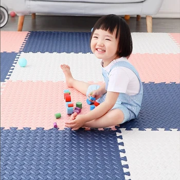 16pcs бебе игра мат килим пъзел постелки етаж мат за деца дебела EVA пяна килим детска стая дейности мат за бебе 30x30cm