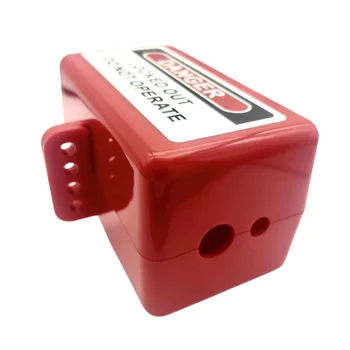 1PCS Luokelock високо качество безопасност щепсел заключване кутия многофункционални електрически / пневматични щепсел заключване loto устройство