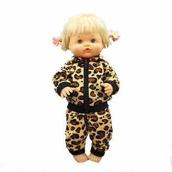 2020 Леопардово зърно Костюм Fit 42cm Nenuco Doll Nenuco y su Аксесоари за кукли Hermanita