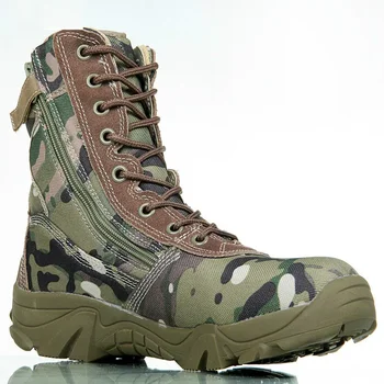 2021 Нови тактически ботуши Алпинистки ботуши Военни ботуши Мъжки туристически обувки на открито Нехлъзгащи се обувки Планински обувки за катерене