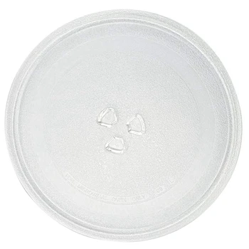2X микровълнова плоча резервна микровълнова чиния трайна универсална микровълнова грамофон стъклена плоча кръгла подмяна плоча