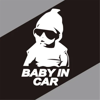 3D стикер за кола бебе на борда Стикери за Renault Clio Golf 7 Mazda CX-5 W211 VW Polo 9N VW Beetle Toyota CHR Ford