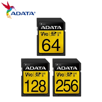 ADATA SD карта Premier SDXC карта с памет 64GB 128GB 256GB Profassional C10 290mb/s U3 V90 високоскоростна 8K SD карта за камера