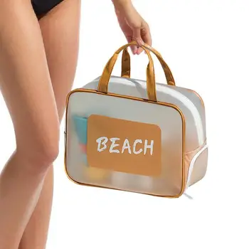 Beach Tote преносим басейн Tote голям капацитет организатор пътуване чанта с мокро и сухо разделяне дизайн за плажни спортове
