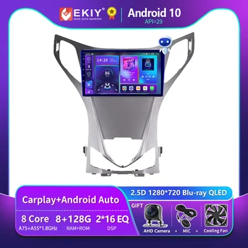 EKIY T900 За Hyundai Azera 2 II 2011-2014 Автомобилно радио Android Autoradio DSP Мултимедиен плейър Навигация GPS стерео No 2 Din DVD