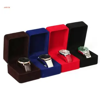 Flannelette съхранение случай преносими пътуване часовник случаи ръчно изработени дисплей кутия аксесоар кутии за мъже жени
