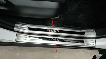Fro Toyota RAV4 2020-2023 неръждаема стомана кола праг охрана плоча Багажник праг охрана плоча против надраскване AR аксесоари