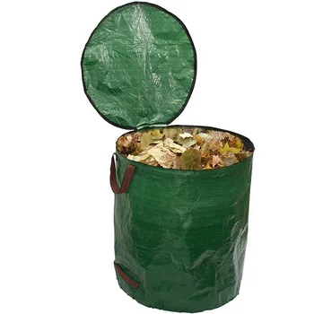 Garden Двор Торби за отпадъци Чували, за многократна употреба Градинарство Тревата Leaf чанта Градина Tote отломки контейнер изскачащ трева кошче пейзаж басейн