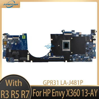 GPR31 LA-J481P За HP Envy X360 13-AY лаптоп дънна платка с R3-4300U R5-4500U R7-4700U 8GB RAM DDR4 L94489-001 L94490-601
