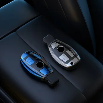 New ABS Car Smart Key Case Cover Shell Аксесоари за Mercedes Benz A B C E GL S GLA GLK CLS Class AMG W204 W205 W212 W463 W176