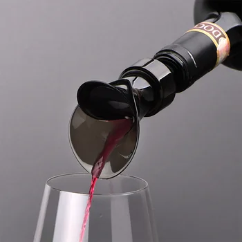 Petal-образна червено вино бутилка запушалка налива универсална бутилка вино чучур съхранение вино запечатване свежест две в едно затваряне капачка