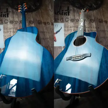 ST. Adint Clear Sky Твърда махагонова акустична китара с 41 инча изрязано JF тяло