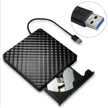 Ultra Slim Portable USB 3.0 Външен DVD RW записващо записващо устройство CD/DVD ROM Reader Player PC Оптично външно устройство