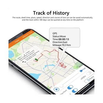 Vehicle GPS Tracker Mini GPS Vehicle Car Motorcycle Tracker Tracking Device Locator Easy Install GPS+LBS+AGPS