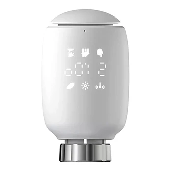 Zigbee Smart TRV Програмируем термостатичен радиаторен вентил Приложение Отдалечен температурен контролер Alexa За Google Home Durable