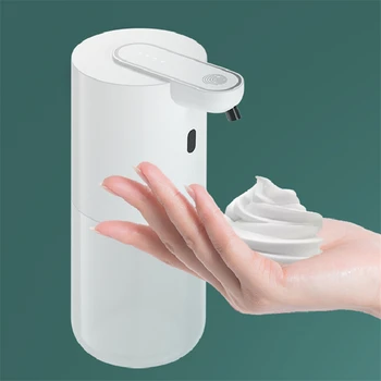 Автоматичен дозатор за течен сапун USB зареждане Интелигентен сензор пяна машина Кухня Безконтактен дезинфектант за ръце Дозатор за пяна Баня