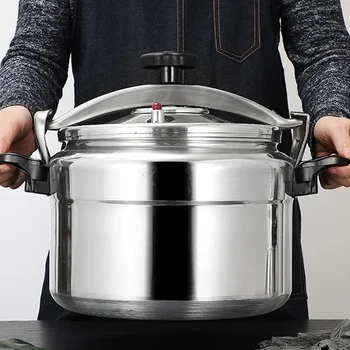  алуминиева сплав с голям капацитет тенджера под налягане газова печка може да използва взривозащитена саксия Домакински съдове за готвене 5-18L