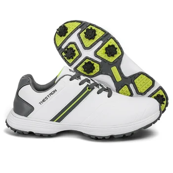 Водоустойчиви обувки за голф Мъжки шипове Маратонки за голф Голям размер 48 Голфъри Маратонки Удобни обувки за ходене Ново