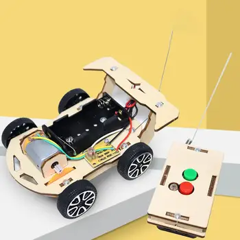 Дистанционно управление Комплекти за модели на автомобили Физическа наука Сглобяване на играчки за деца Забавни