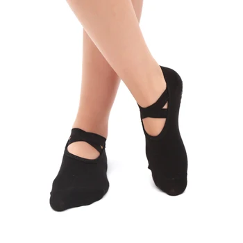 Жени Професионална превръзка против хлъзгане Спортни йога чорапи Дамска вентилация Пилатес балетни чорапи Танцови чорапени чехли