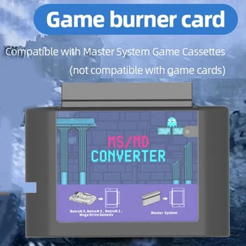 За Megedrive Master System Game Flash Card Converter Game Video Tape За Genesis Hyperdrive Master System