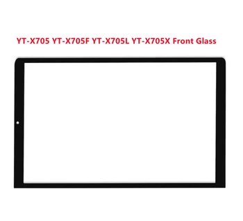 За нов оригинален LCD дисплей външно сензорно стъкло за Lenovo Yoga Smart Tab YT-X705 YT-X705F YT-X705L YT-X705X предно стъкло с OCA