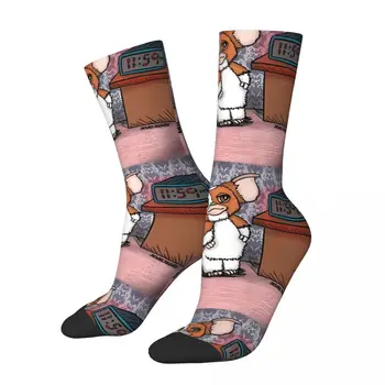 Зловещи смешни мъжки чорапи реколта Gremlins Gizmo филм на ужасите хип-хоп безшевни екипаж чорап подарък модел отпечатани