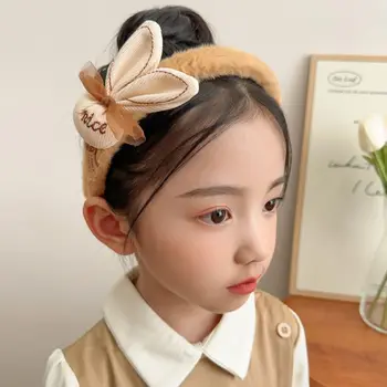 корейски стил деца лента за глава сладък заек флорални сладък коса лента headwear мечка мечка плюшена коса обръч деца