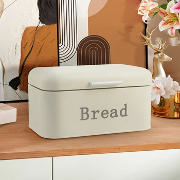 Кутия за хляб кухненски контейнер кутии за съхранение за организиране с капак домакински държач реколта