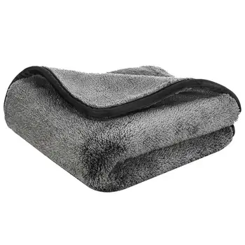 Кърпа за сушене на автомобили Коралово кадифе Абсорбиращи двуслойни кърпи за миене на автомобили Против надраскване Мека бързосъхнеща кърпа за почистване Кърпа за кола