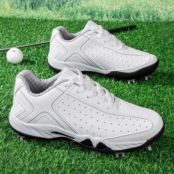Мъже Дамски обувки за голф Професионални голф облекла за мъже Размер 36-46 Голфъри Маратонки Мъжки обувки за фитнес