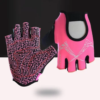 Мъже Жени Бодибилдинг Фитнес ръкавици Устойчиви на хлъзгане спортни ръкавици за вдигане на тежести Тренировъчни упражнения Фитнес ръкавици