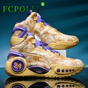 Най-продавани двойки баскетболни обувки дизайнер открит спортни обувки мъже бързо връзване баскетболни ботуши момчета дизайнер маратонки човек