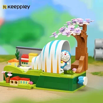 Нов Keepple градивни блокове Doraemon серия класически подпори стават по-големи и по-малки тунел събрание модел орнаменти подарък