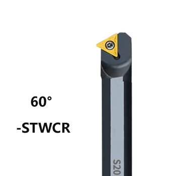 ОТВЪД STWCR STWCL 8mm 10mm Вътрешен държач за инструменти за струговане S08K-STWCR09 S10K-STWCR11 S20R-STWCR16 CNC струг нож дръжка употреба TCMT