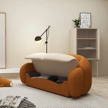 Плат изкуство диван Nordic модерен домакинство хол нетно червено съхранение двоен диван малък семеен хол мебели