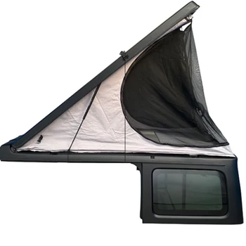 Покривна палатка Водоустойчива матова черна палатка с матрак за пътуване на автомобили Външни аксесоари за Jeep Wrangler JL 2018-2023 JL2020
