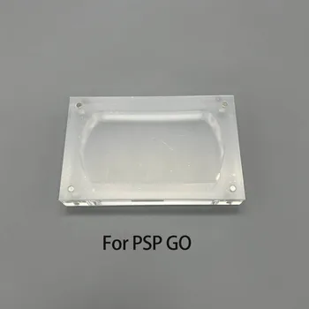 Прозрачен съхранение магнитна акрилна кутия за PSP GO игра конзола капак черупка кутия дисплей стойка игра аксесоари