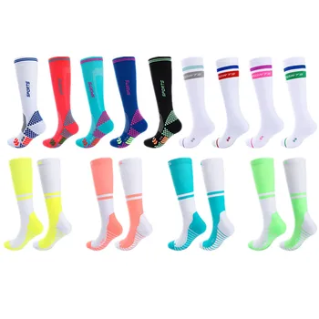 Професионални спортни чорапи за бягане висококачествени дълги до коляното памучни базови бейзболни чорапи ударопоглъщащи нехлъзгащи