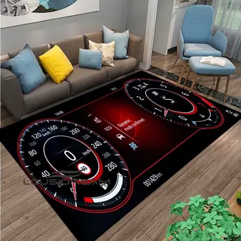Скоростомер отпечатан модел килим спалня хол играе голям килим етаж мат изтривалка възрастен момче подарък етаж декоративна мат