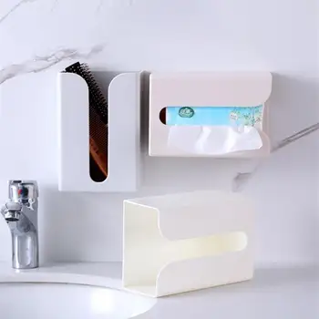  стена монтирани тъкан кутия покритие самозалепващи лицето тъкан кутия салфетка притежателя подарък