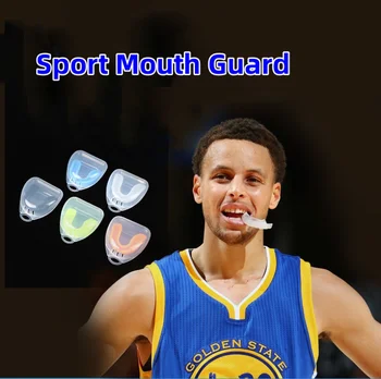 Удароустойчив силикагел предпазител за уста за спорт, протектор за зъби за деца и възрастни, идеален за баскетбол, ръгби бокс и карате