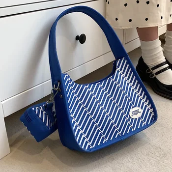 Френска кофа чанта дамски модерен подмишниците чанта единична crossbody с малък джоб безплатна доставка