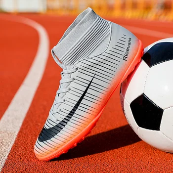 Футболни обувки Мъжки спортни футболни обувки Вътрешни оригинални FG / TF футболни обувки Дамски футболни маратонки chuteira campo